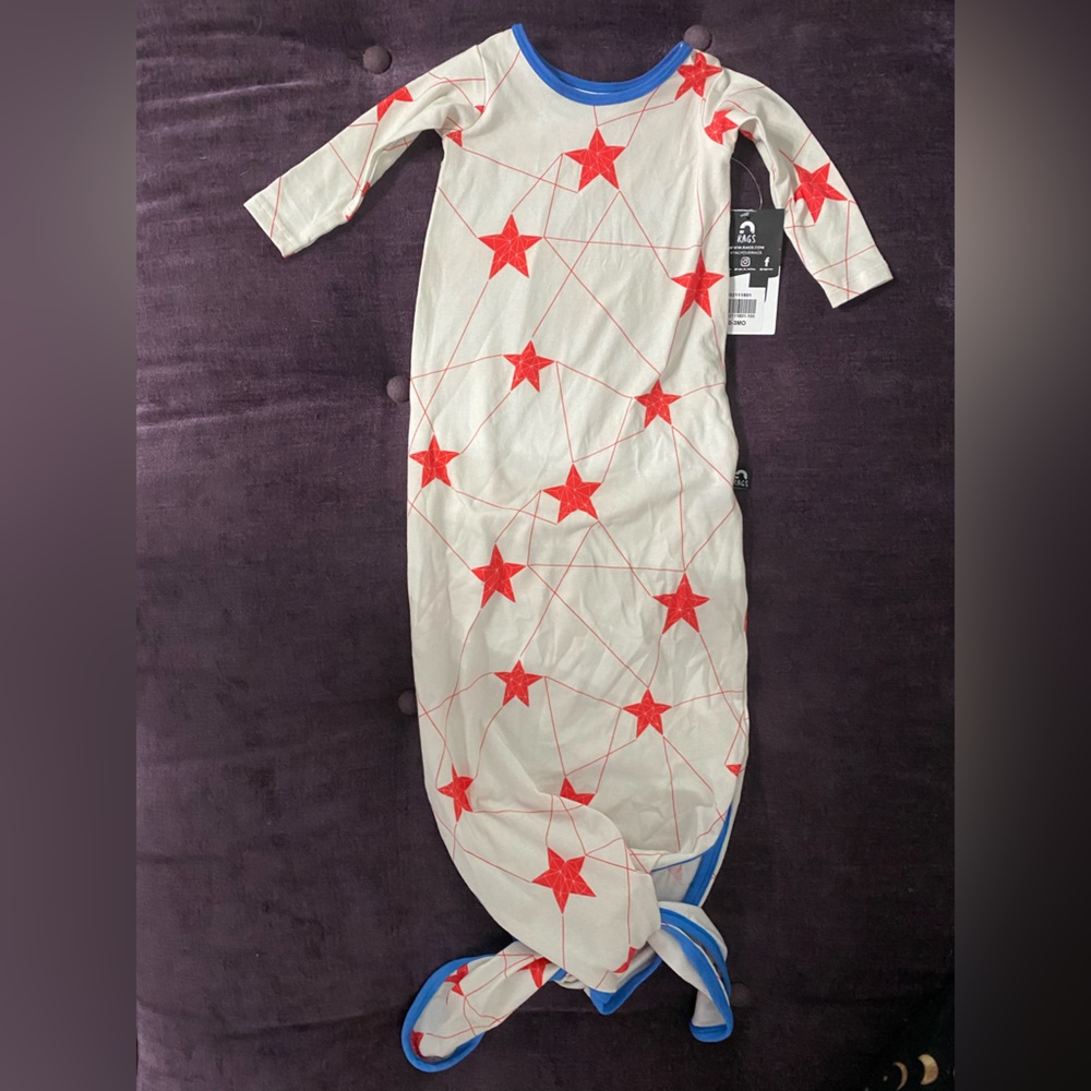 Rags knotted sleeper 0-3 mo